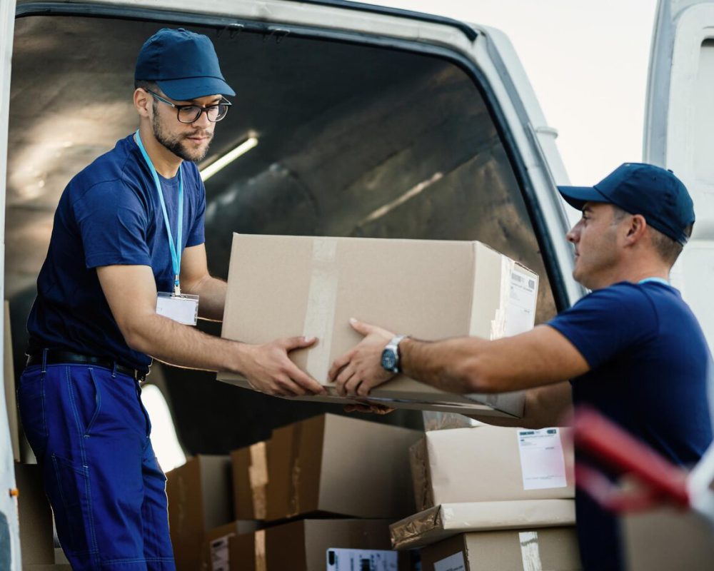 delivery-men-loading-carboard-boxes-van-while-getting-ready-shipment_637285-2289